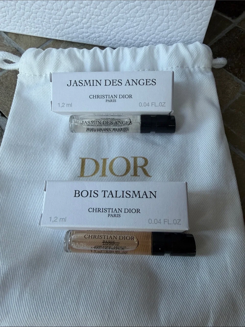 Christian Dior Jasmin Des Anges & Bois Talisman Sample Set